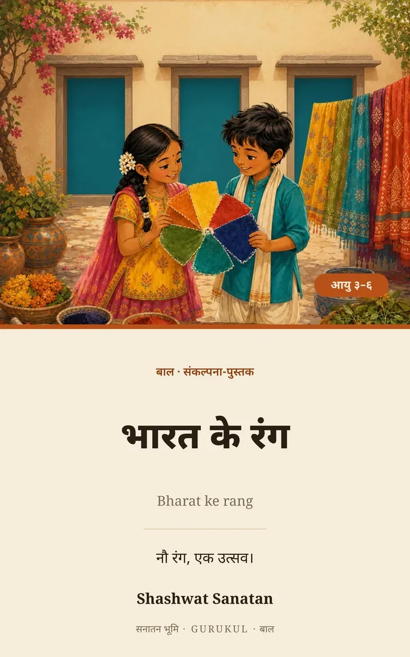 भारत के रंग पुस्तक का आवरण