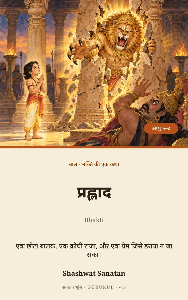 प्रह्लाद और नरसिंह पुस्तक का आवरण
