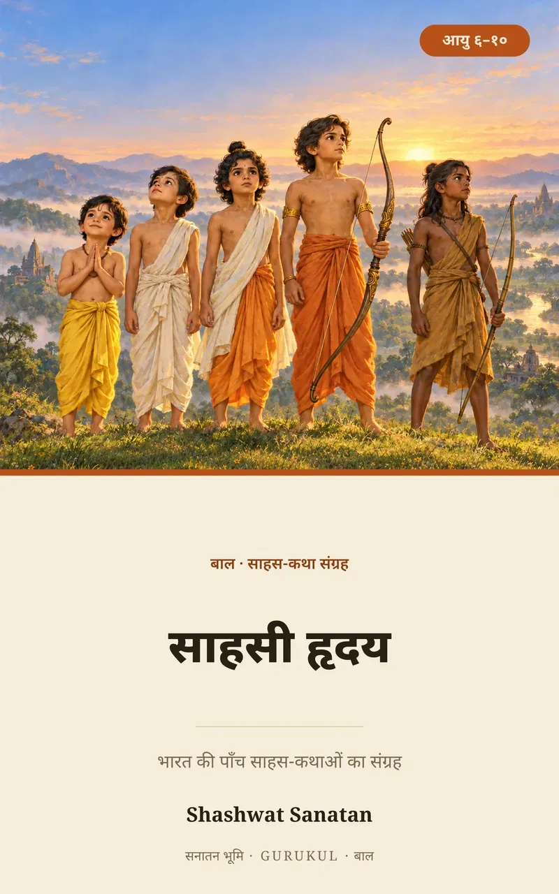 साहसी हृदय पुस्तक का आवरण